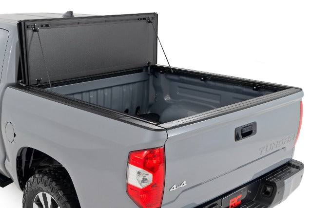 Hard Tri-Fold Flip Up Bed Cover 5'7" Bed Toyota Tundra 07-21 -2