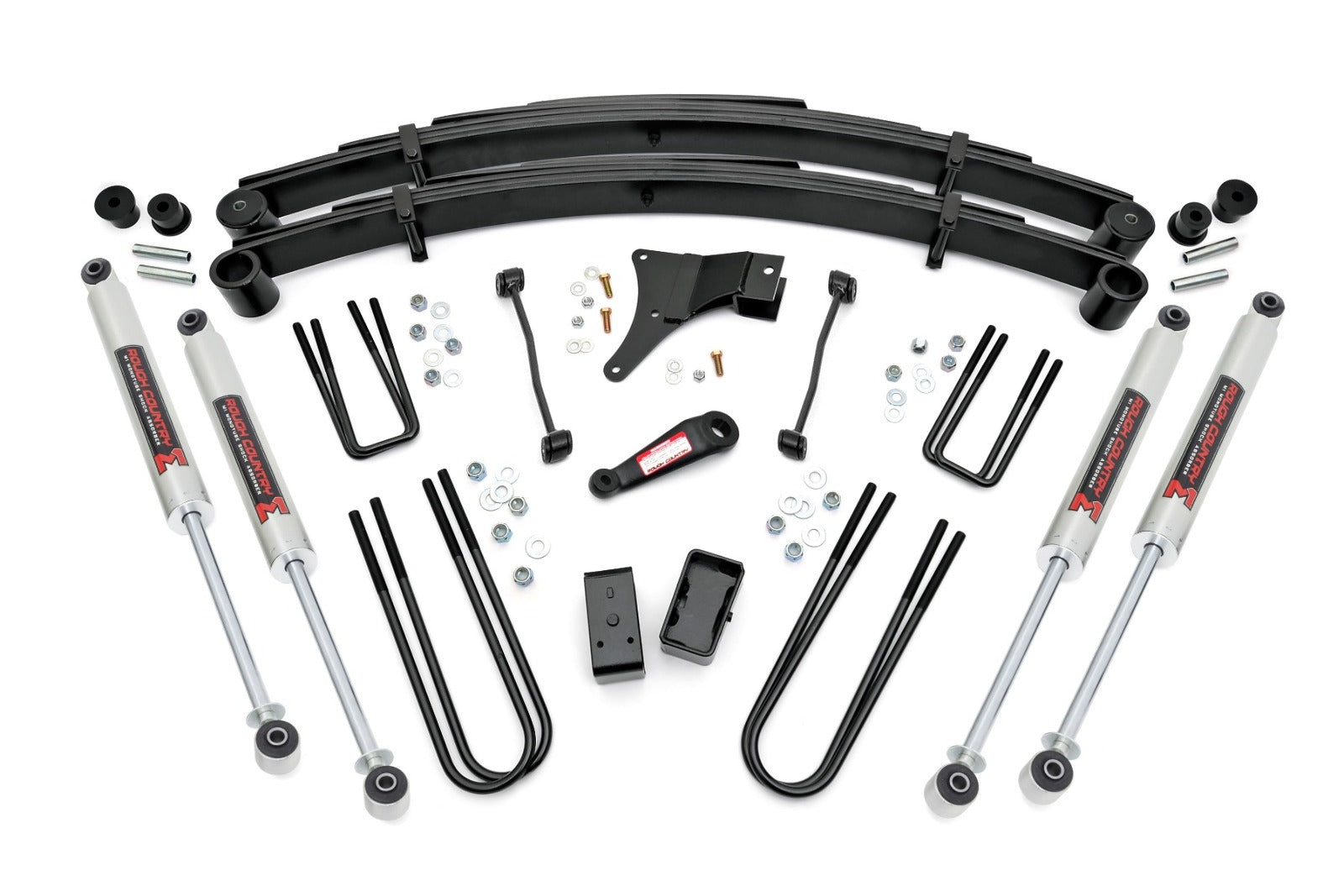 Rough Country 4 Inch Lift Kit Rear Blocks M1 for Ford Super Duty 4WD 1999 -1