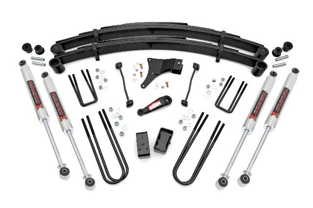 Rough Country 4 Inch Lift Kit Rear Blocks M1 for Ford Super Duty 4wd 1999 49440