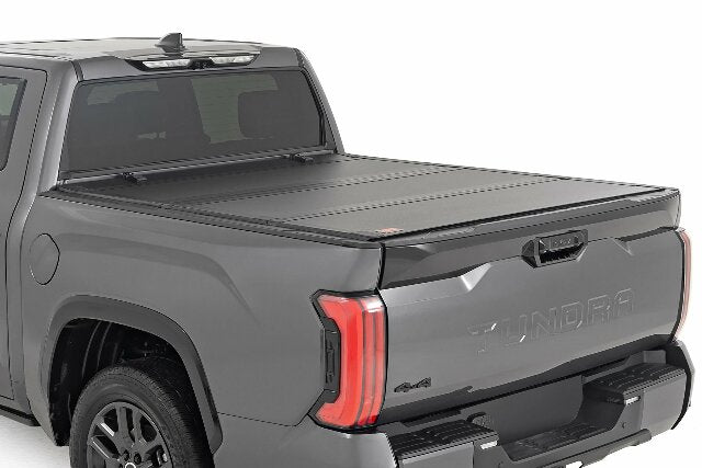 Hard Tri-Fold Flip Up Bed Cover 5'7" Toyota Tundra 22-23 -1