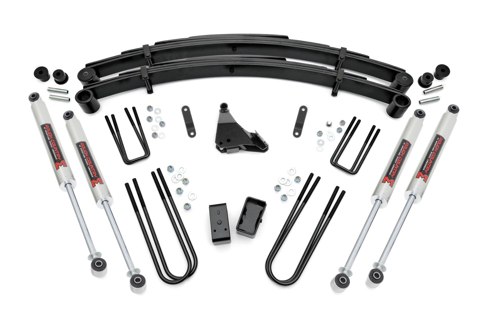 Rough Country 4 Inch Lift Kit Rear Blocks M1 For Ford SuperDuty 99-04 -1