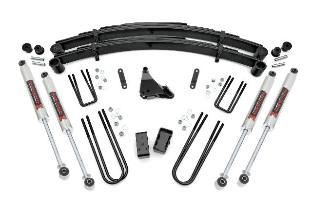 Rough Country 4 Inch Lift Kit Rear Blocks M1 For Ford SuperDuty 99-04 49540