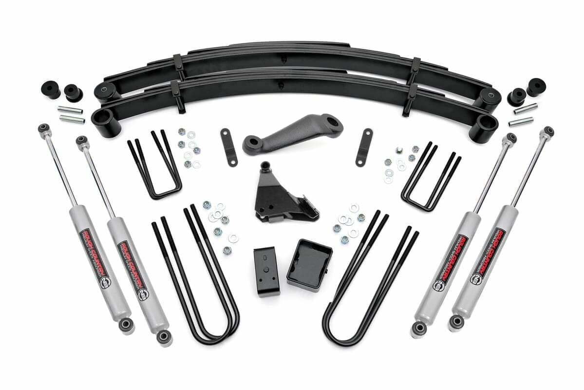 Rough Country 6" Lift Kit Rear Blocks For Ford F250/F350 Super Duty 99-04 -1