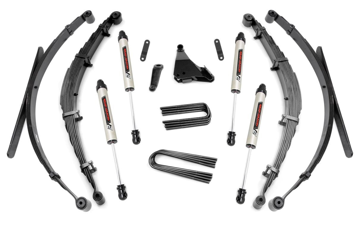 Rough Country 6in for Ford Suspension Lift System w/V2 Shocks -1