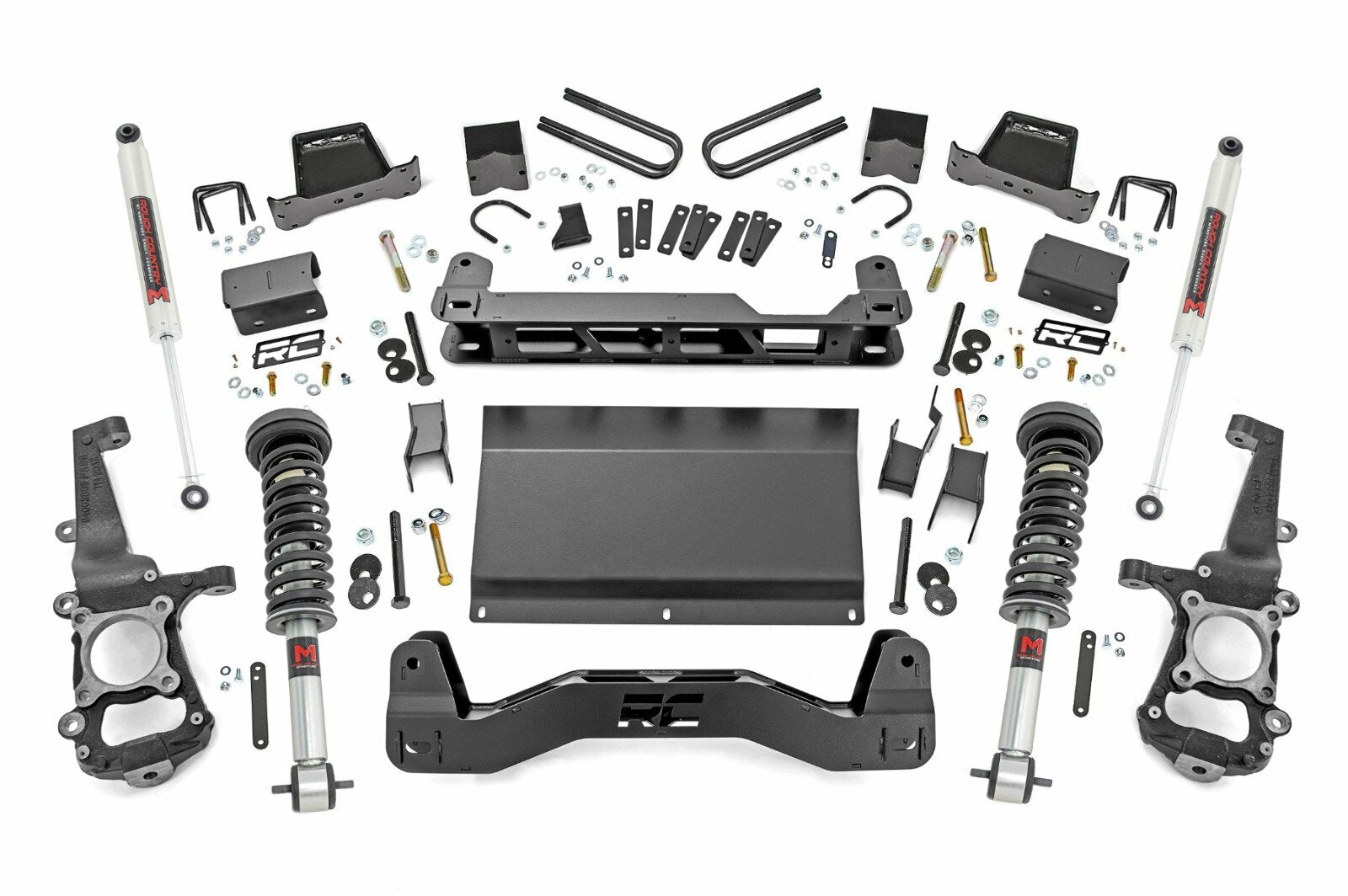 Rough Country 6 Inch Lift Kit M1 Struts/M1 for Ford F-150 4WD 24-25 -1