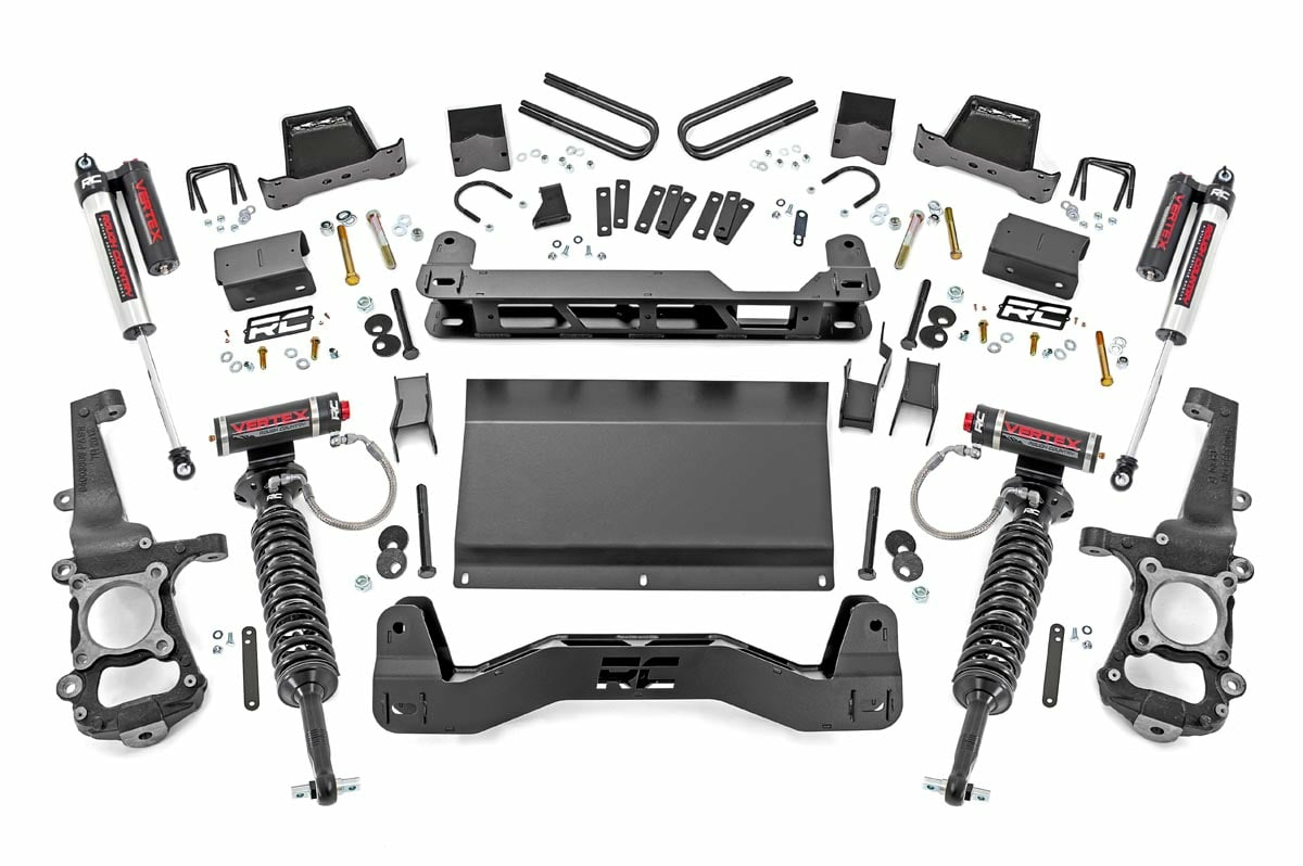 Rough Country 6 Inch Lift Kit Vertex for Ford F-150 4WD 24-25 -1