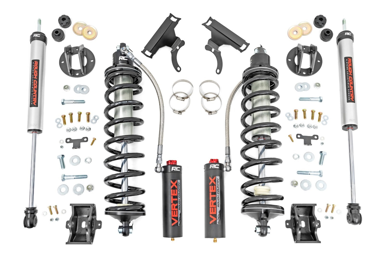 Rough Country 3" Coilover Conversion Kit Diesel for Ford F250 Super Duty 05-22 -1