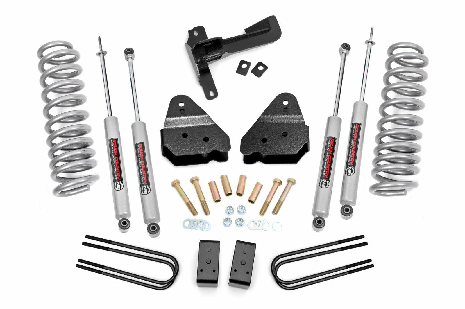 Rough Country 3" Lift Kit N3 Front Diesel Coils for Ford Super Duty 17-22 -1