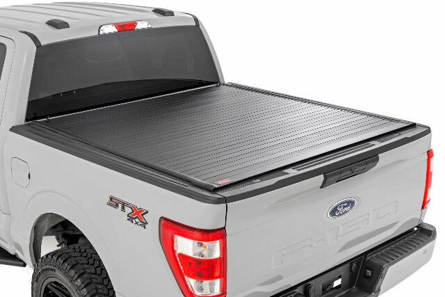 Hard RollUp Bed Cover 5'7" Bed Ford F150 15-24/Lightning 22-24 -1
