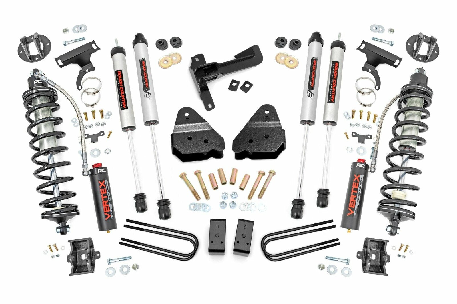 Rough Country 3" Coilover Conversion Lift Kit Gas for Ford F-250 SuperDuty 17-22 -1