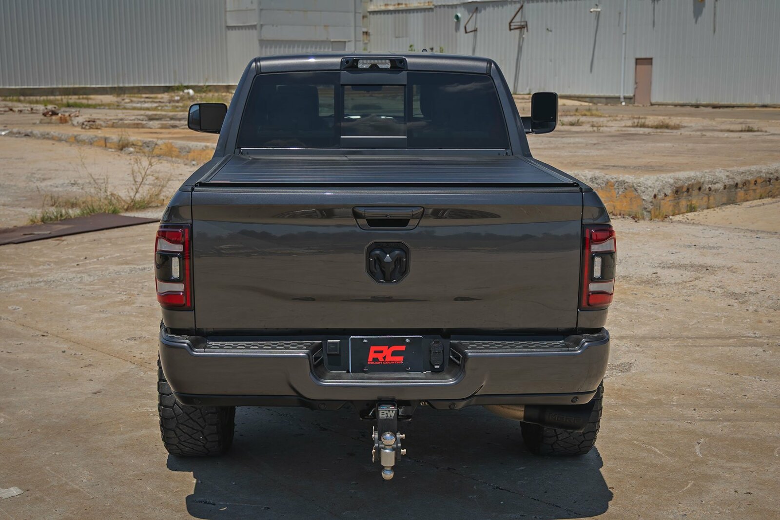 Rough Country Hard Roll Up Cover | 6'4" Bed | for Ram 1500 09-18/2500 10-24 -4