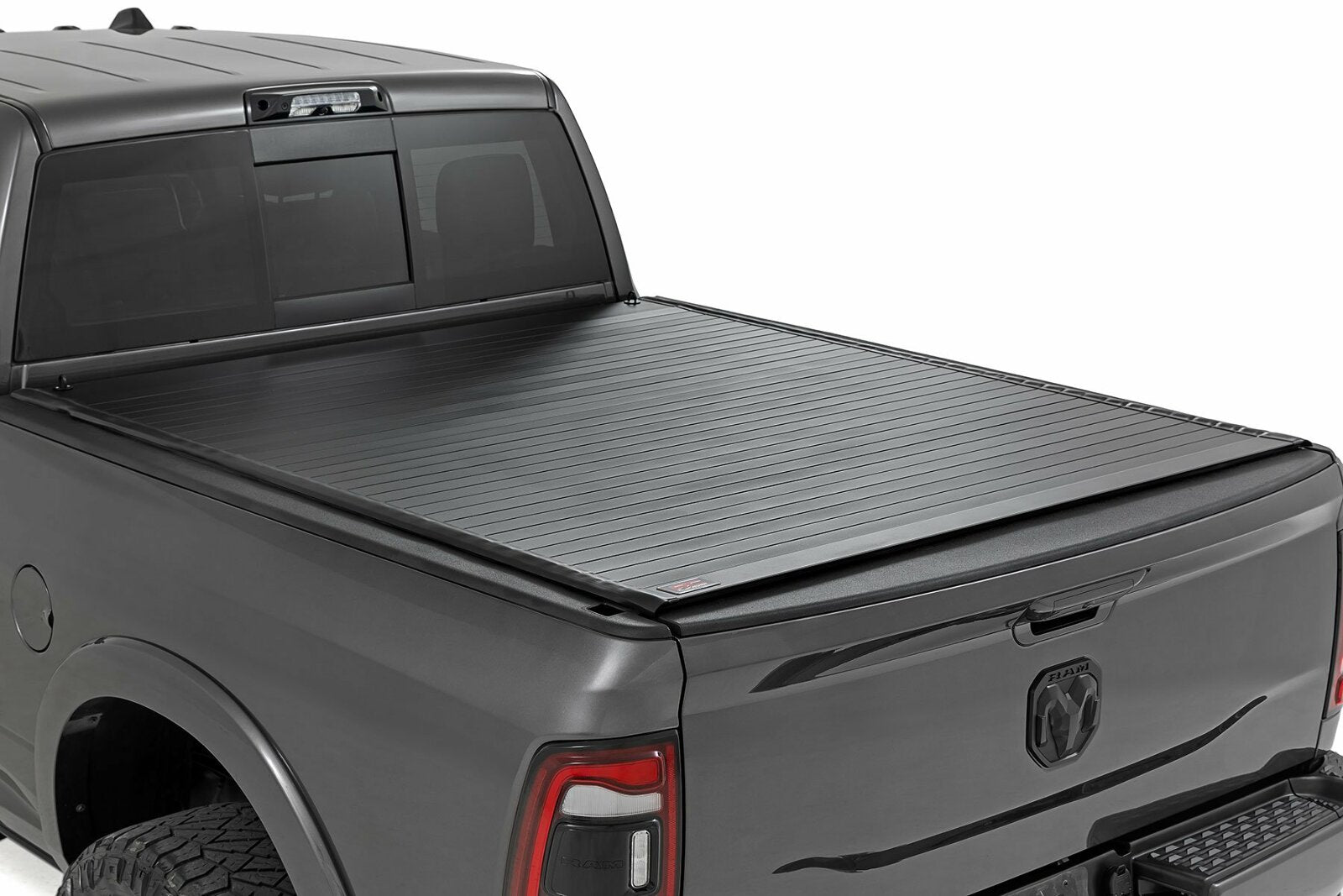 Rough Country Hard Roll Up Cover | 6'4" Bed | for Ram 1500 09-18/2500 10-24 -1