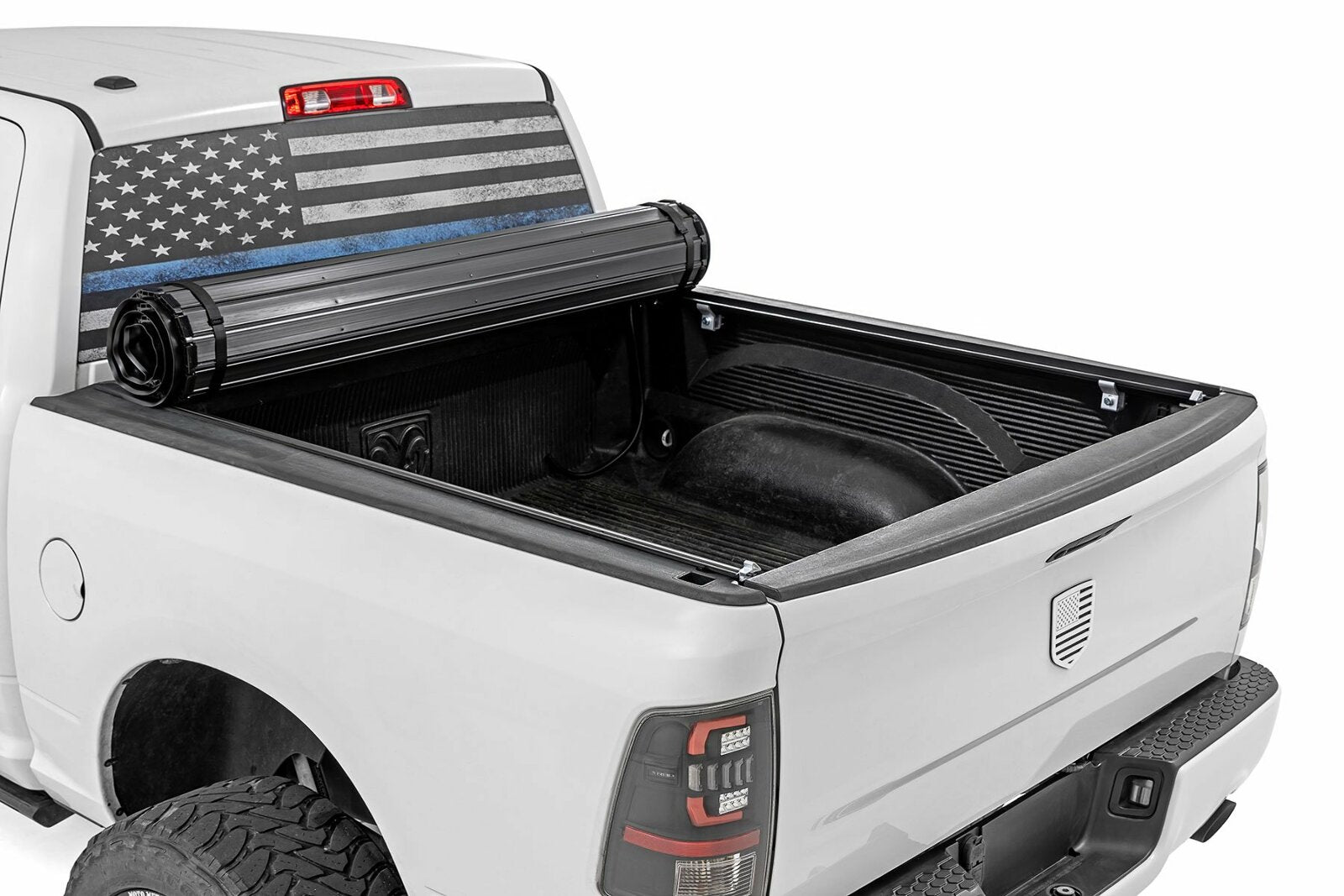 Rough Country Hard Roll Up Cover | 5'7" Bed | for Ram 1500 09-18 -2