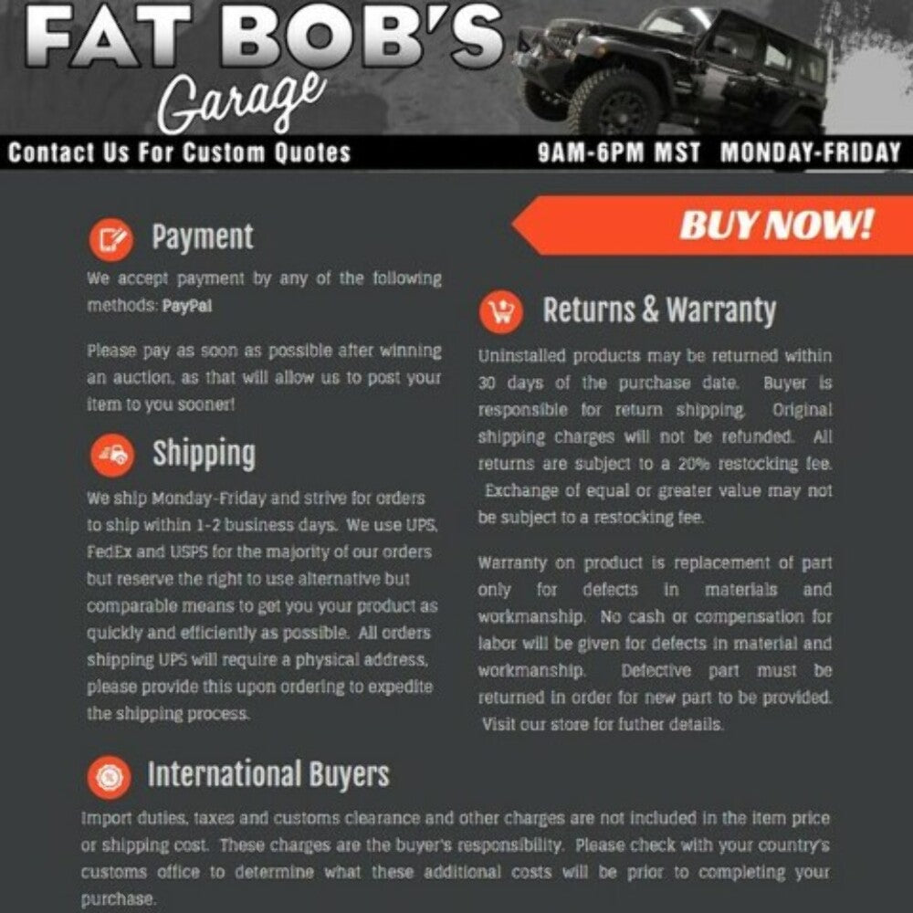 Rough Country 6" Lift Kit Diesel FR D/S C/O Vertex For Ford SuperDuty 17-22