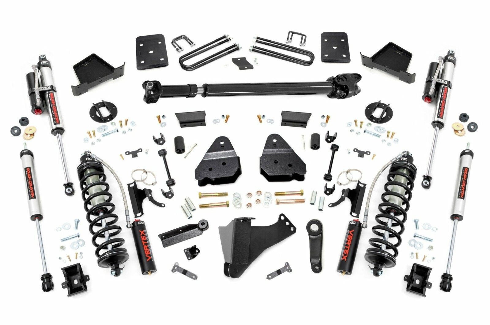 Rough Country 6" Lift Kit Diesel FR D/S C/O Vertex For Ford SuperDuty 17-22 -1