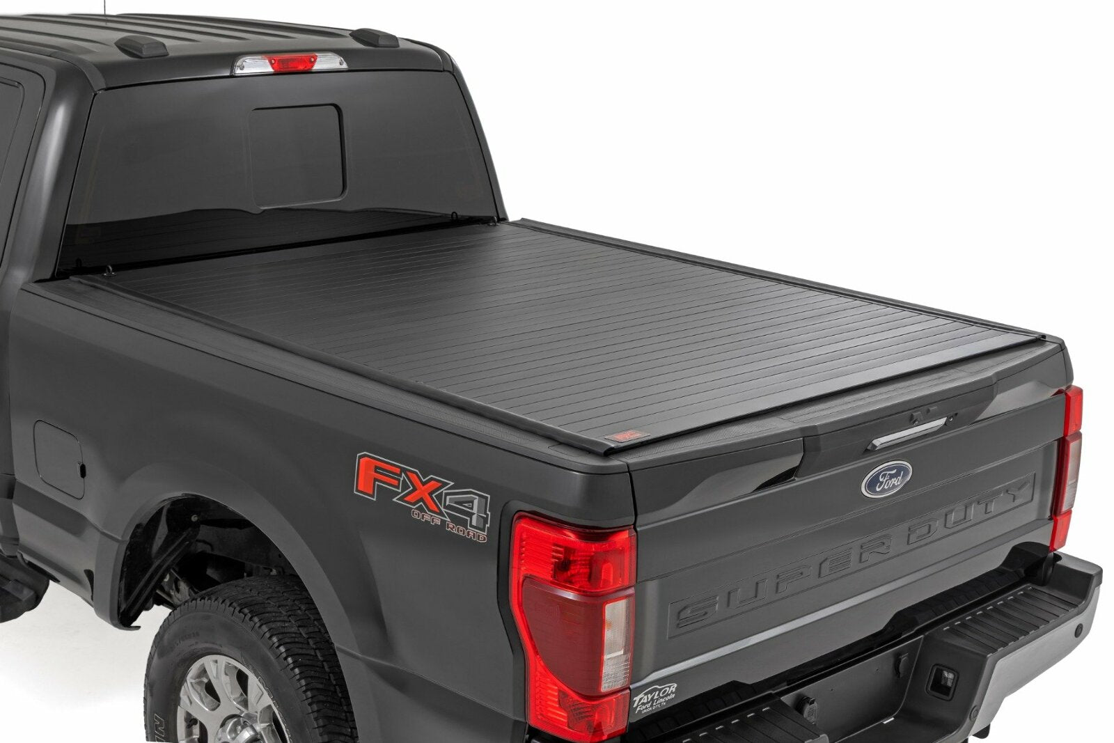 Rough Country Hard Roll Up Cover 6'10" Bed | for Ford F250/F350 SuperDuty 17-24 -1