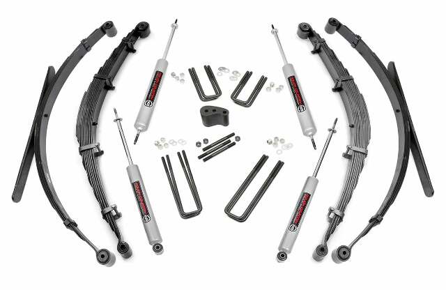 Rough Country 4in Suspension Lift Kit System for Ford 77-79 F250