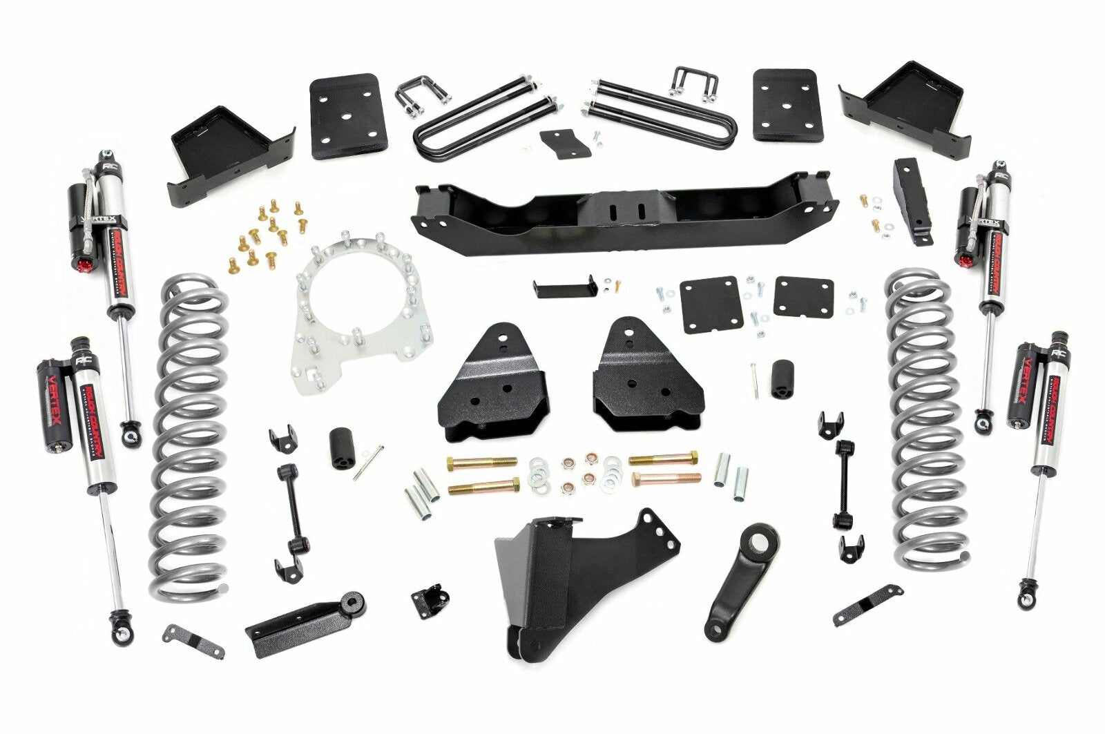 Rough Country 4.5in for Ford Lift Kit Vertex 17-19 F-250/350 4WD 4in Axle Diesel -1