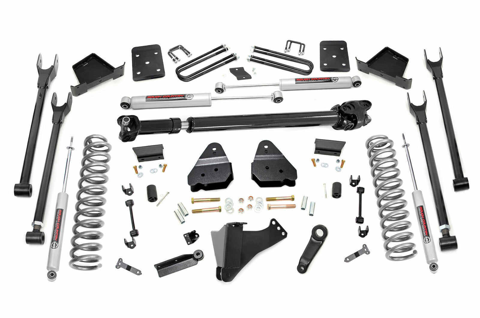 Rough Country 6" for Ford 4-Link Lift 17+ F250/350 F DL Diesel 4" Axle Nooverld -1