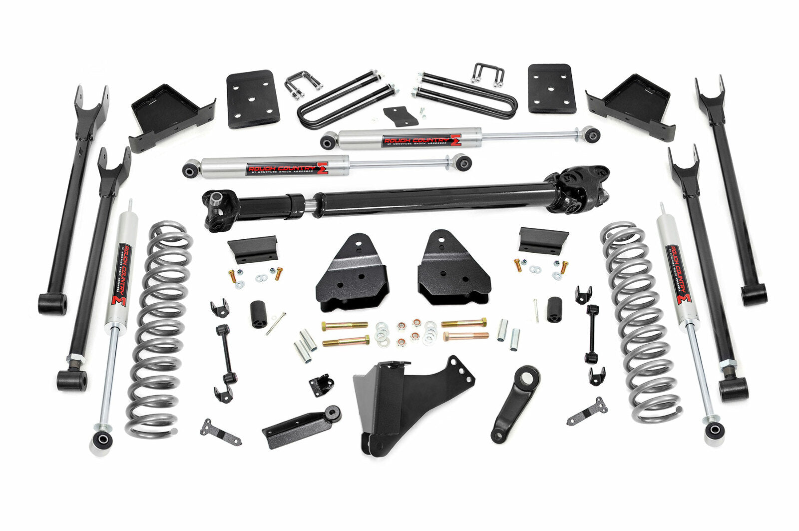 Rough Country 6 In Lift Diesel 4 Link D/S M1 for Ford Super Duty 17-22 -1