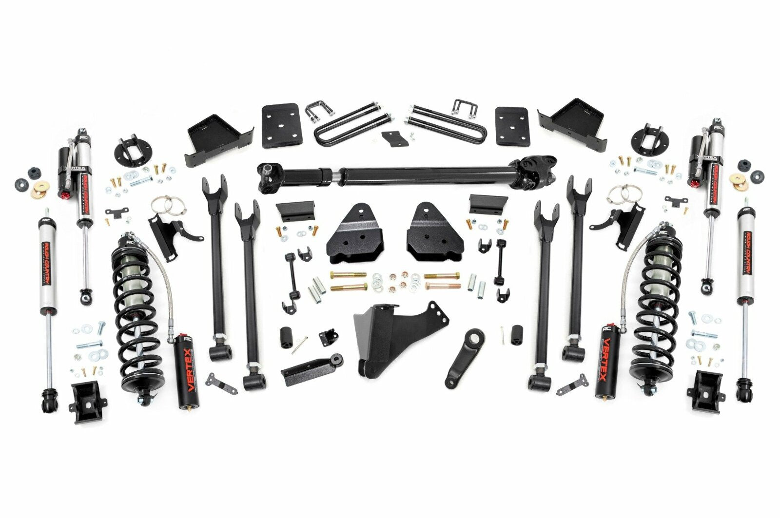 Rough Country 6" Lift Kit Diesel 4 Link D/S C/O Vertex For Ford SuperDuty 17-22 -1