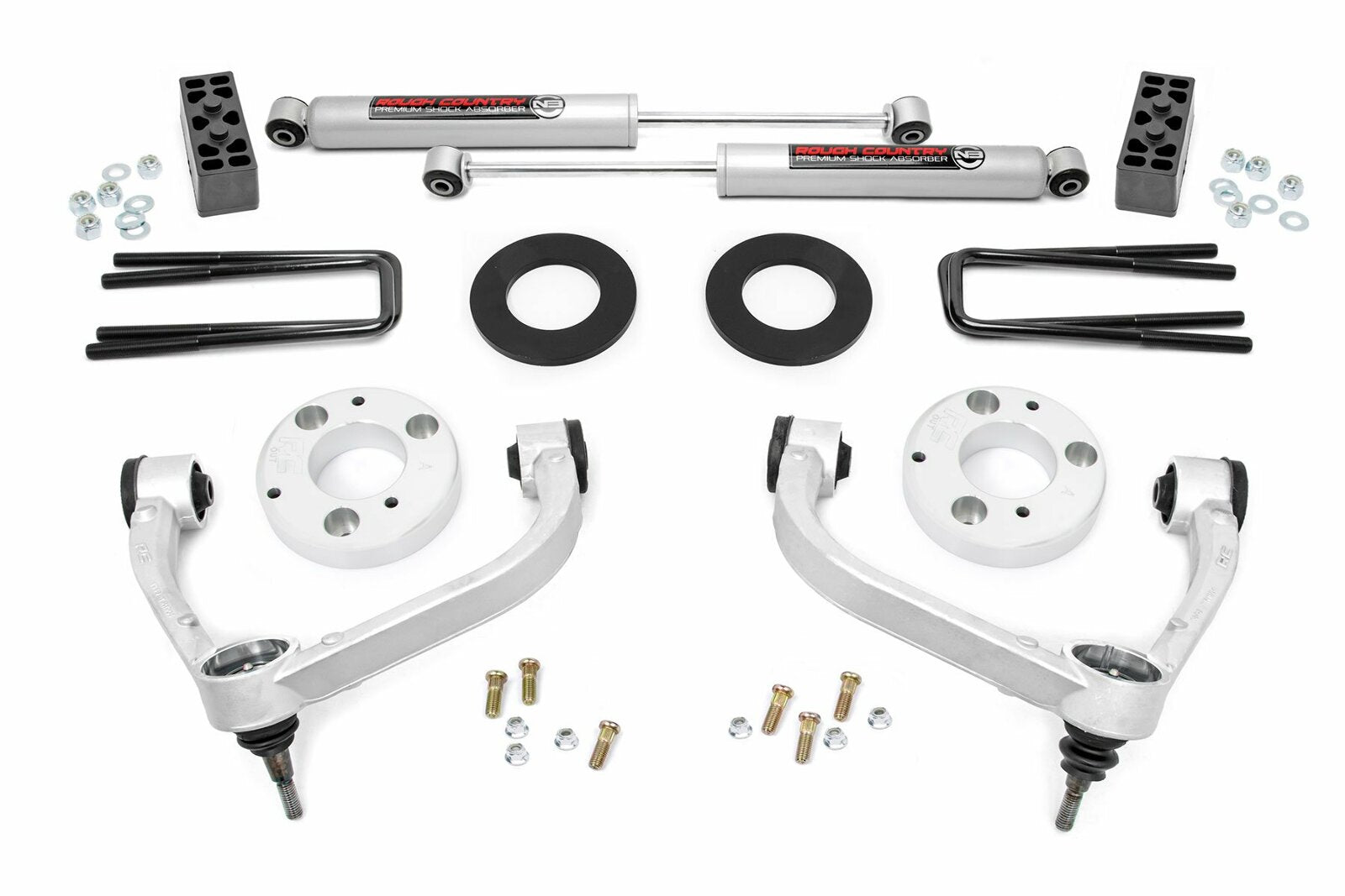 Rough Country 3in for Ford Bolt-On Lift Kit 09-13 F-150 4WD -1