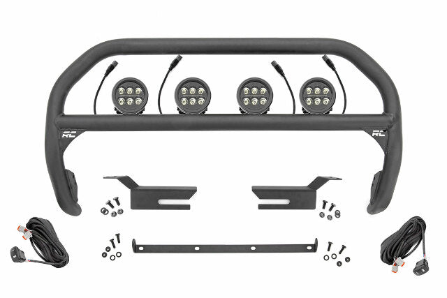 Nudge Bar 3.5" Round Led x4 Ford Bronco 4WD 2021-2023 -1