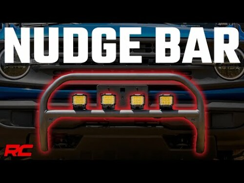 Nudge Bar 3.5" Round Led x4 Ford Bronco 4WD 2021-2023 -2