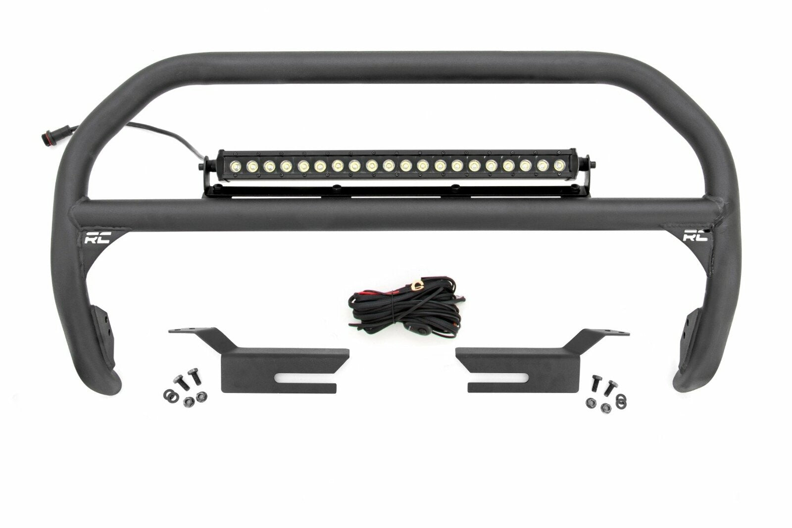 Nudge Bar 20 IN Black Single Row LED Ford Bronco 4WD 2021