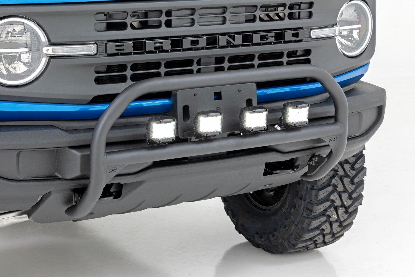 Nudge Bar 20 IN Black Single Row LED Ford Bronco 4WD 2021
