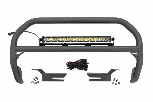Nudge Bar 20 IN Chrome Single Row LED Ford Bronco 4WD 2021 -1