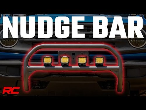Nudge Bar 4 Inch Round LED x4 Ford Bronco 4WD 2021 -2