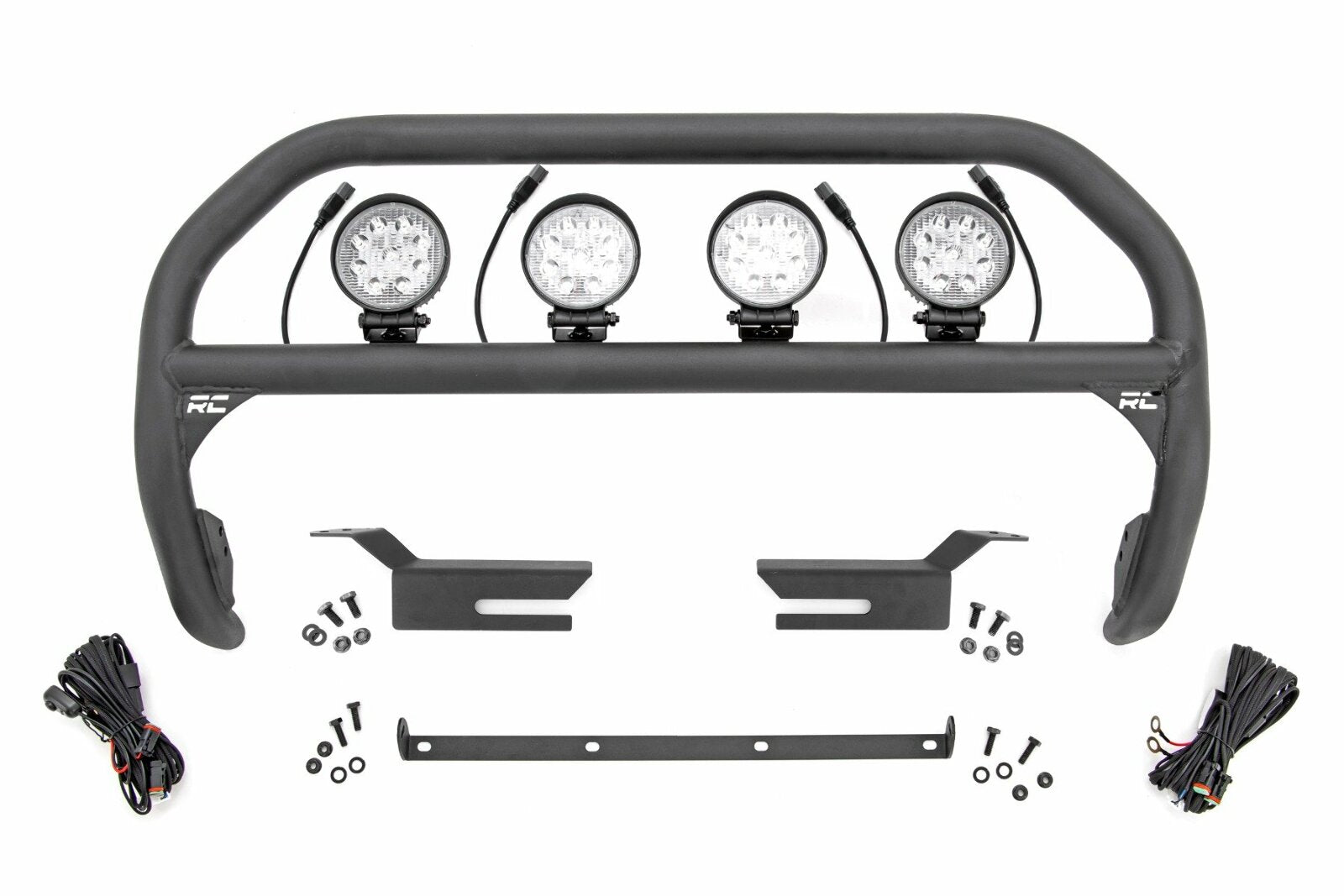 Nudge Bar 4 Inch Round LED x4 Ford Bronco 4WD 2021