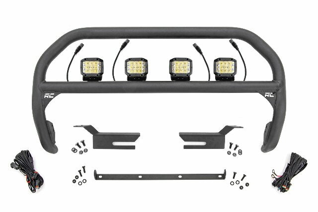 Nudge Bar 3 In Osram Wide Angle LEDs x4 Ford Bronco 4WD 2021 -1
