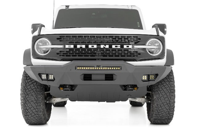 Front Bumper Modular Full Wings Flood Fog Ford Bronco 21-22 -2