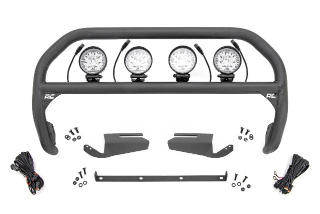 Nudge Bar 4" Round Led OE Modular Steel Ford Bronco 2021-2022 -1