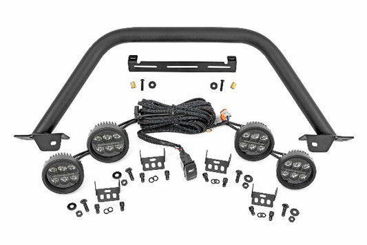 Safari Bar 3.5" Round LED OE Modular Steel Ford Bronco21-23