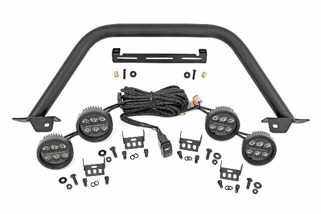 Safari Bar 3.5" Round LED OE Modular Steel Ford Bronco21-23 -1