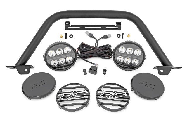 Safari Bar 6.5 In Round LED OE Modular Steel Ford Bronco 21-23 -1