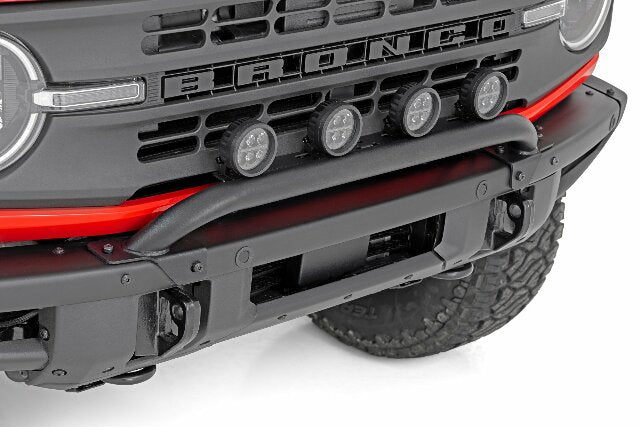 Rough Country Light Bar 3.5" LED Blk Amber DRL OE Modular for Ford Bronco 21-25 51136