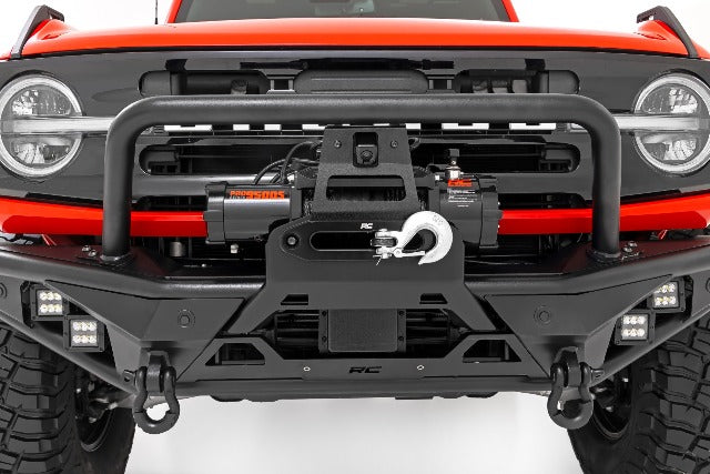 Front Bumper Tubular w/Winch Plate Ford Bronco 21-23 -6