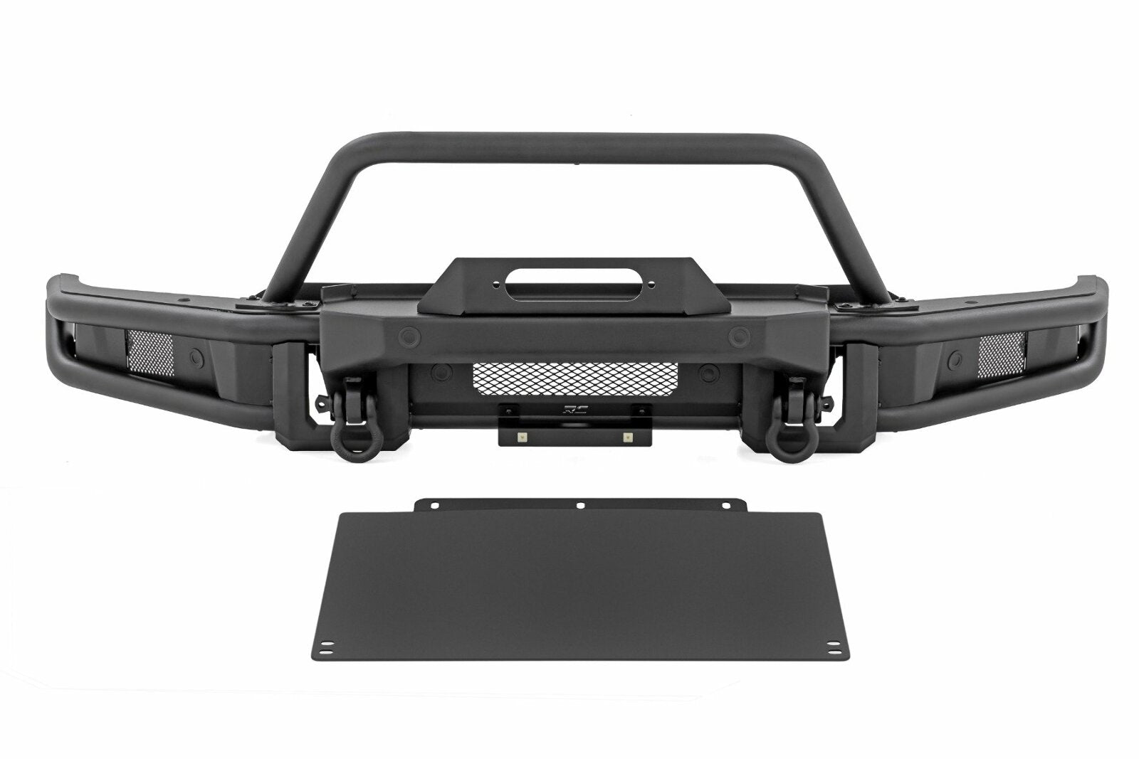 Rough Country Front Bumper Tubular Winch Mount for Ram 1500 19-24 -5