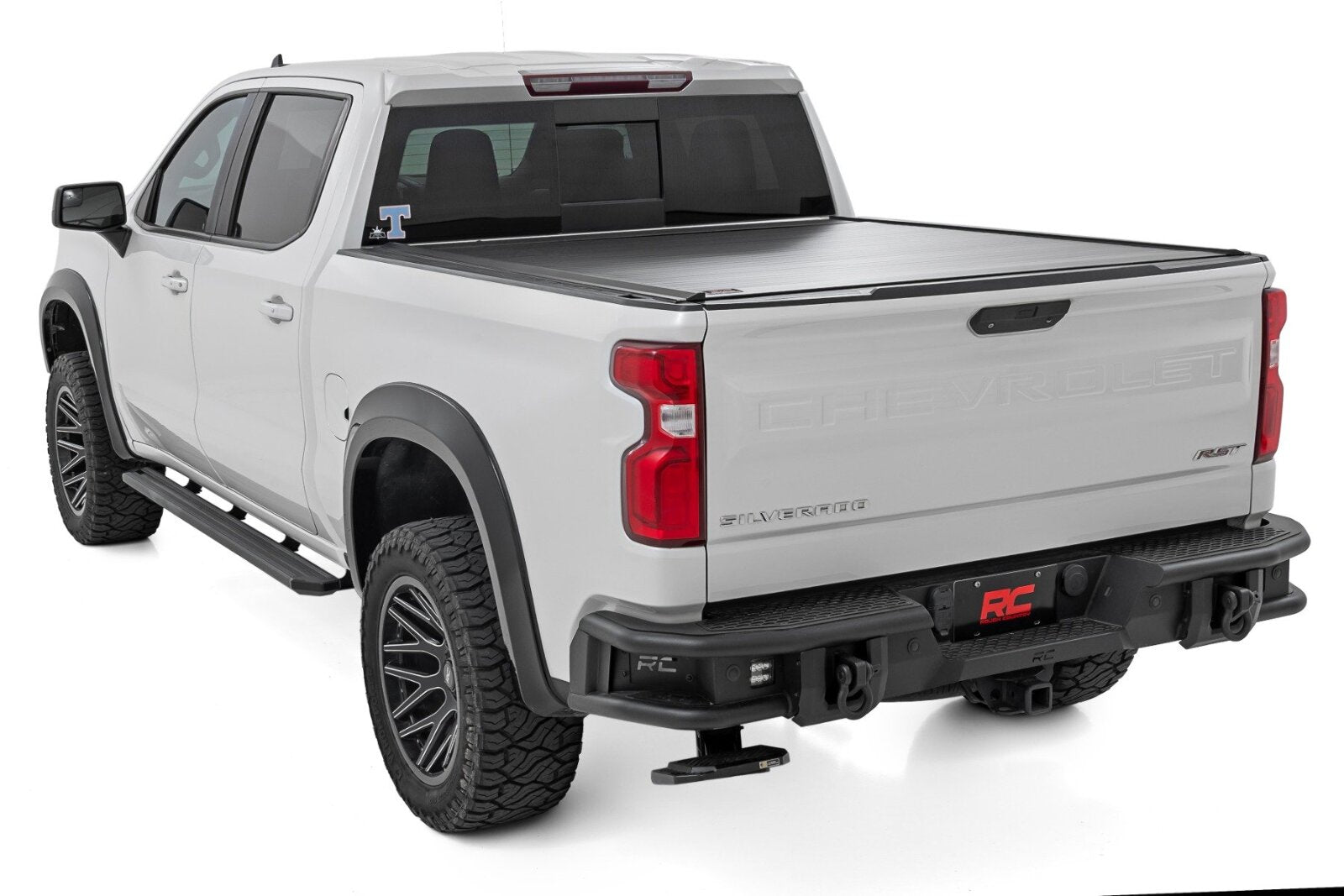 Rough Country Rear Bumper | Tubular | Chevy Silverado 1500 2WD/4WD (2019-2025) 51219