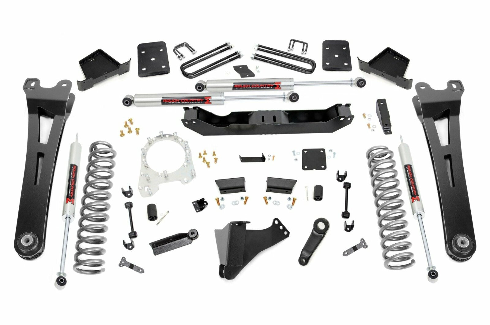 Rough Country 6 Inch Lift Kit R/A OVLDS M1 for Ford SuperDuty 4WD 17-22 -1