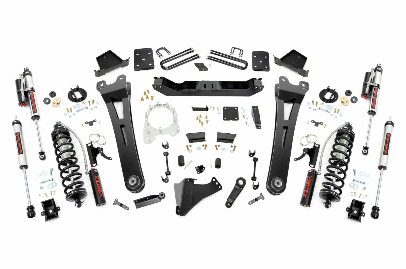 Rough Country 6" Coilover Conversion Lift Kit Radius Arm Ford SuperDuty 17-22 -1