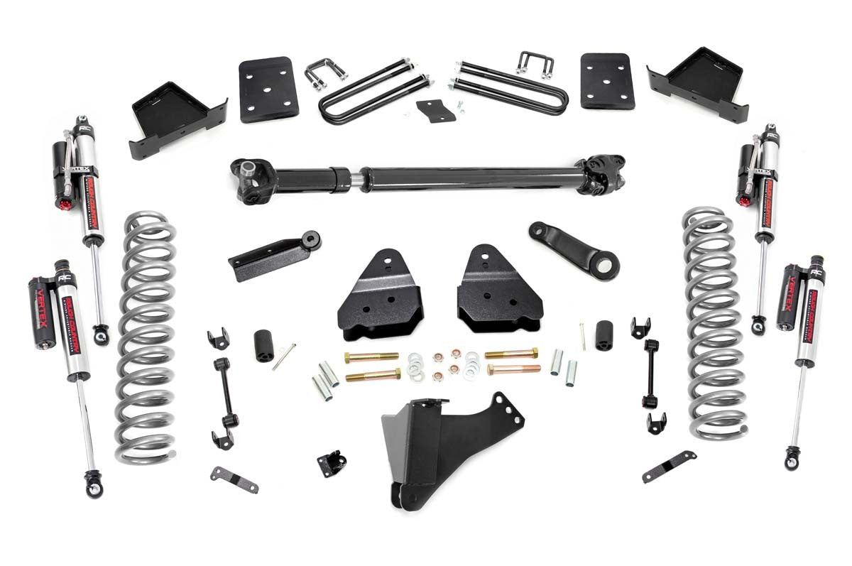 Rough Country 6" Lift Kit Vertex for 17-19 F-250/350 4WD Diesel 4in Axle w/OVLD -1