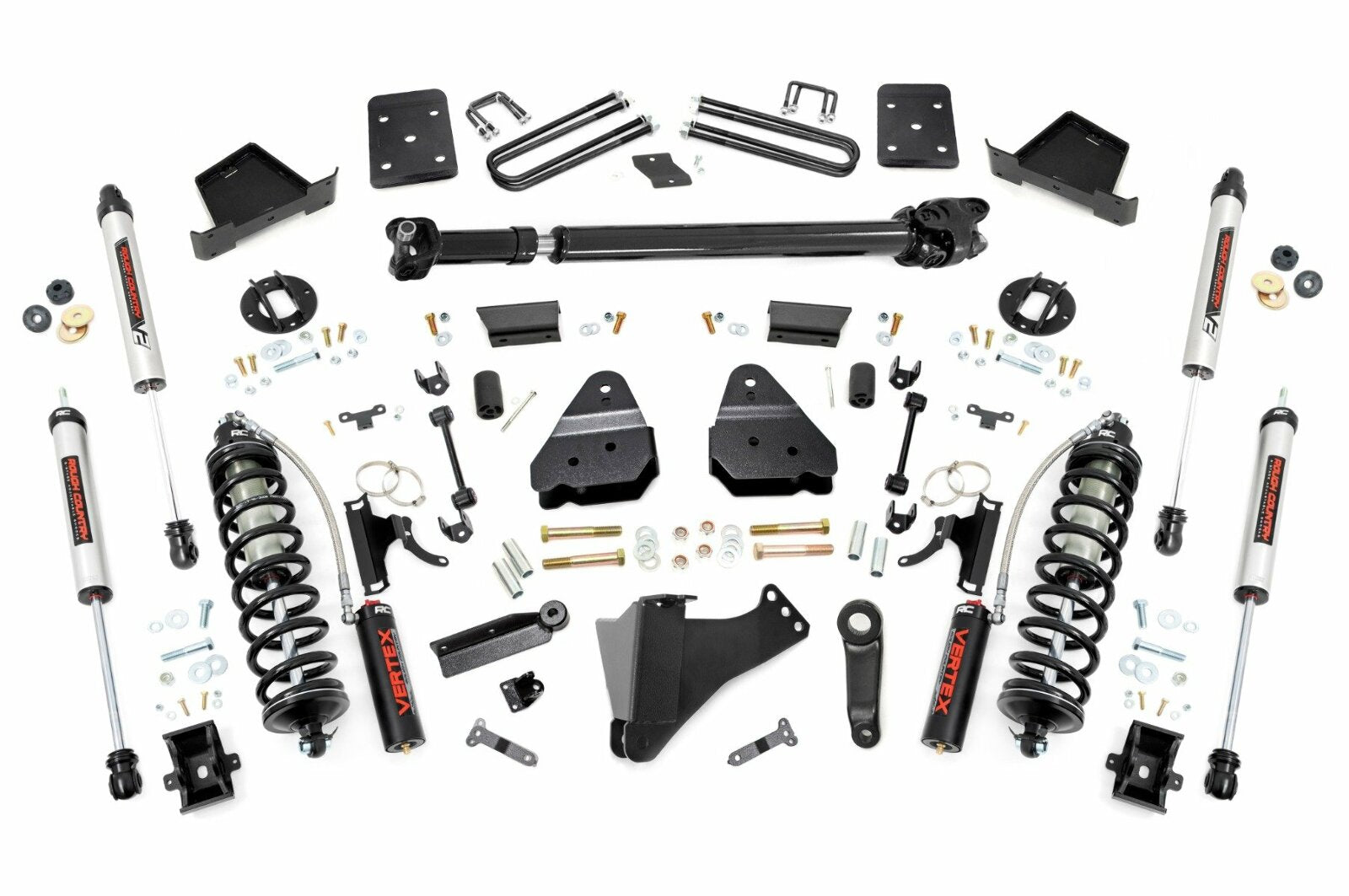 Rough Country 6" Lift Kit OVLDS D/S C/O V2 For Ford SuperDuty 4WD 17-22 51758 -1