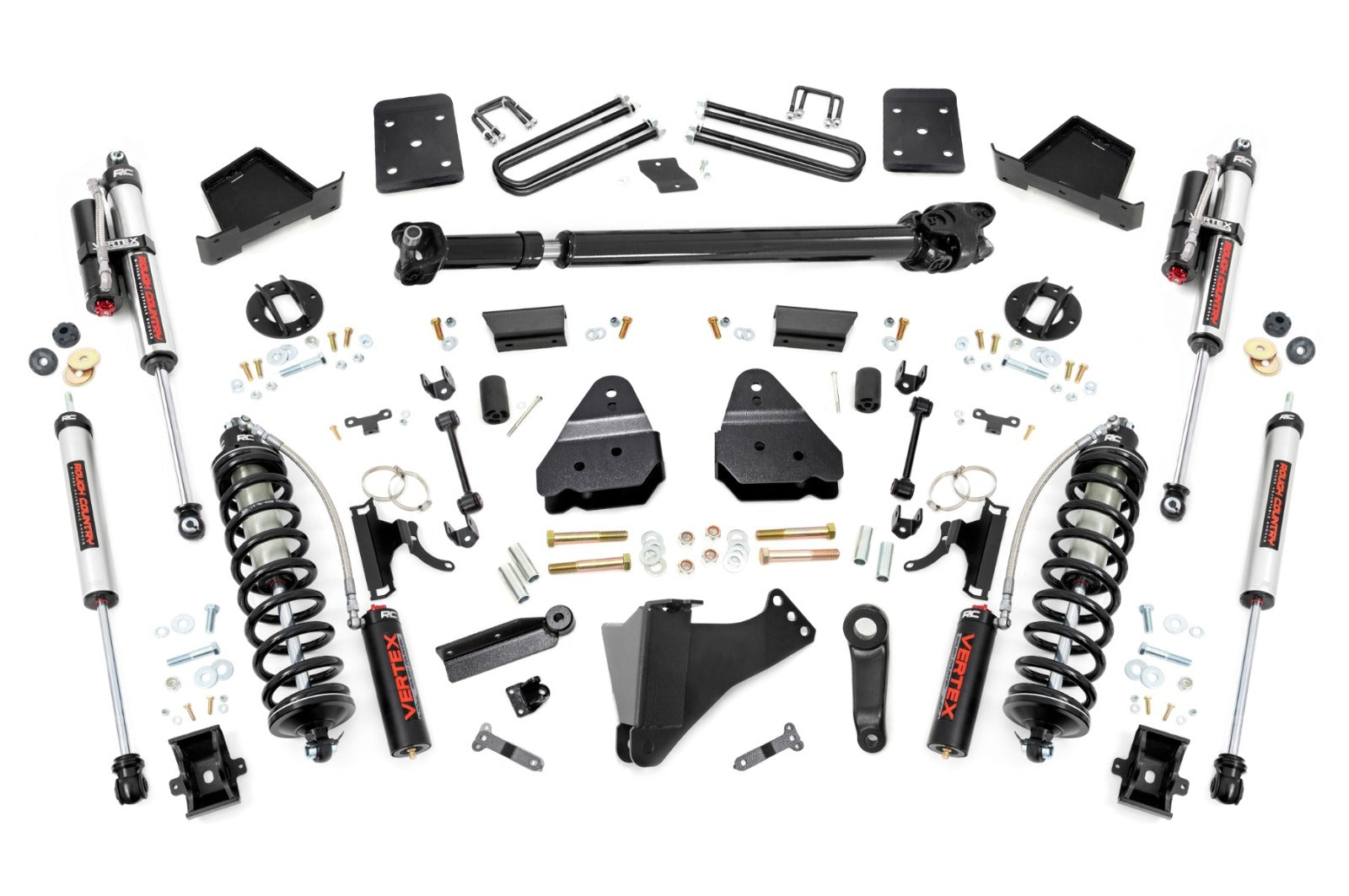 Rough Country 6" Lift Kit OVLDS D/S C/O Vertex For Ford SuperDuty 4WD 17-22 -1