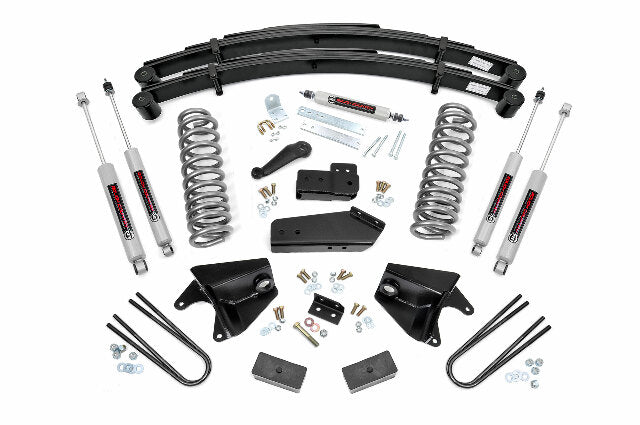 Rough Country 6in for Ford Suspension Lift System 80-96 F-150/Bronco W Rear Leaf -3