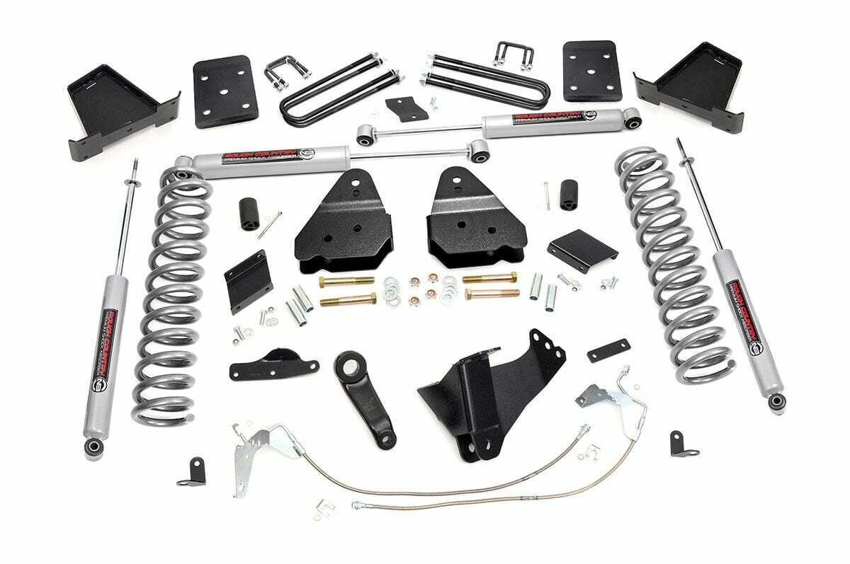Rough Country 6in for Ford Suspension Lift Kit 15-16 F-250 Gas No Overloads -1